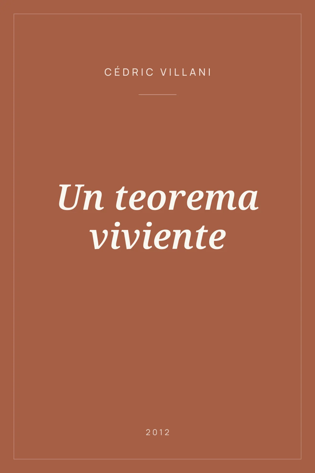 Portada de Un teorema viviente