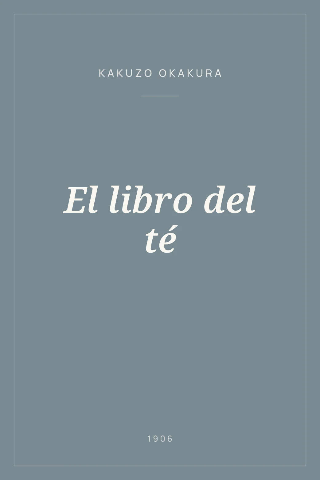 Portada de El libro del té