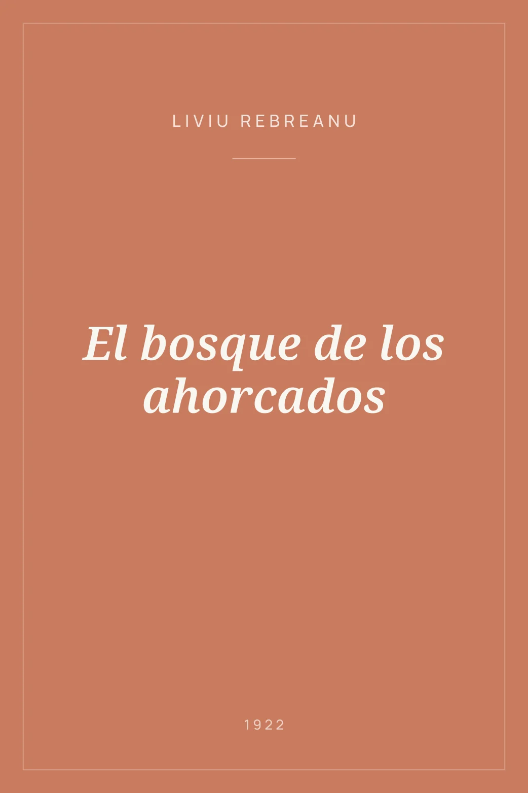 Portada de El bosque de los ahorcados