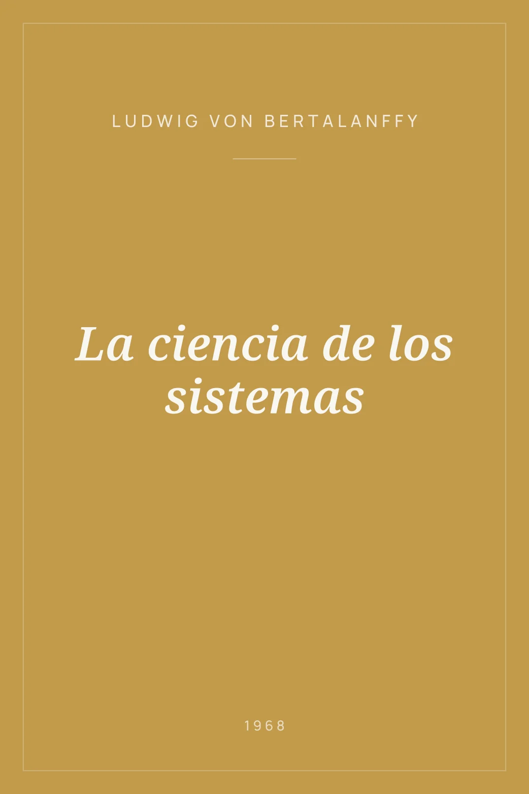 Portada de La ciencia de los sistemas