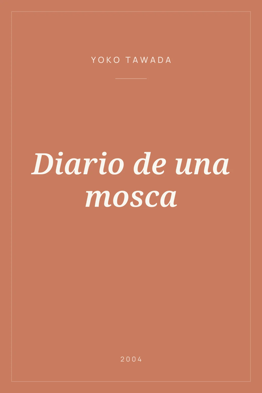 Portada de Diario de una mosca