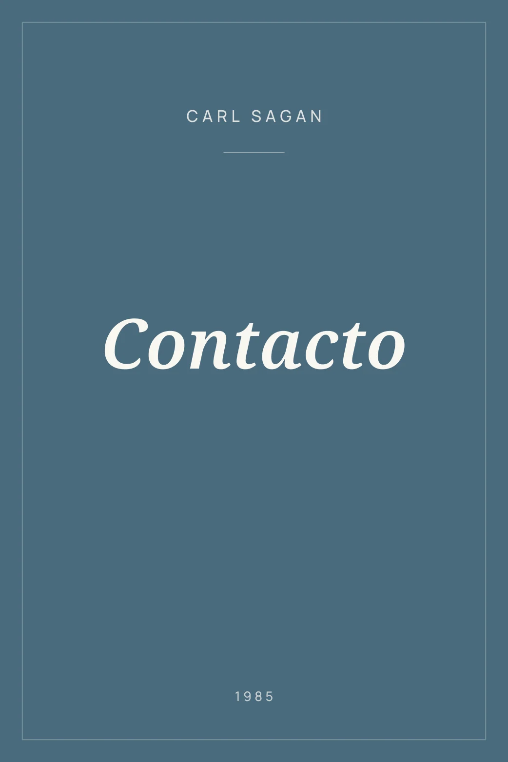 Portada de Contacto