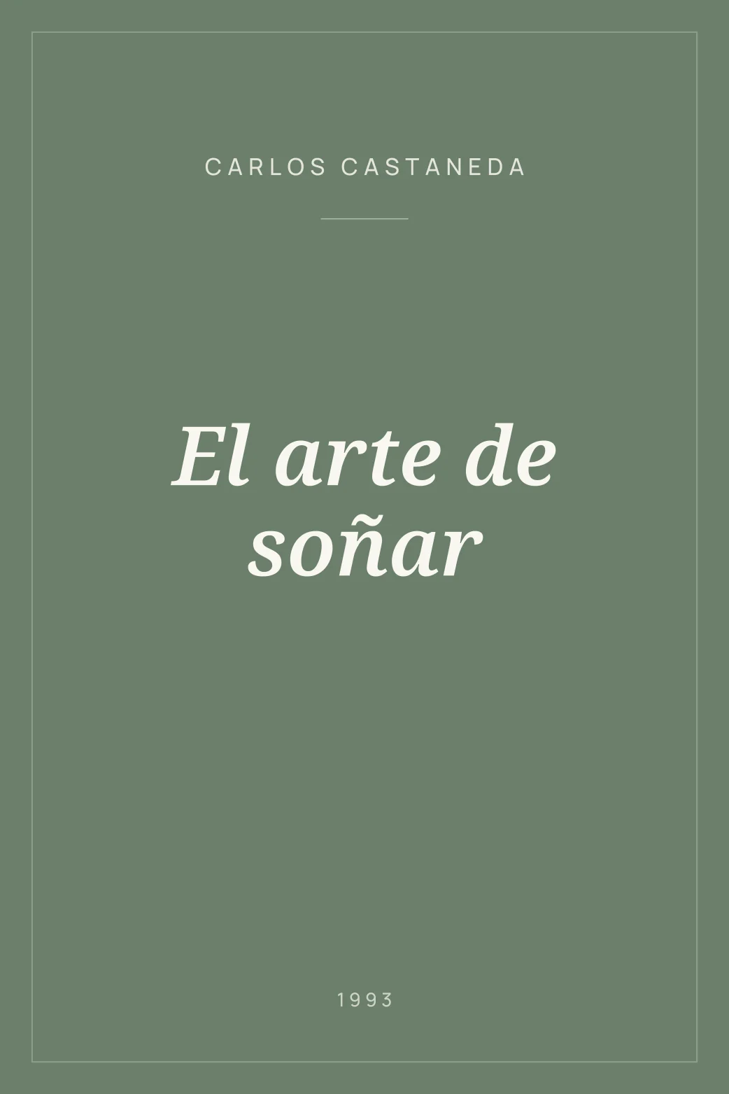 Portada de El arte de soñar